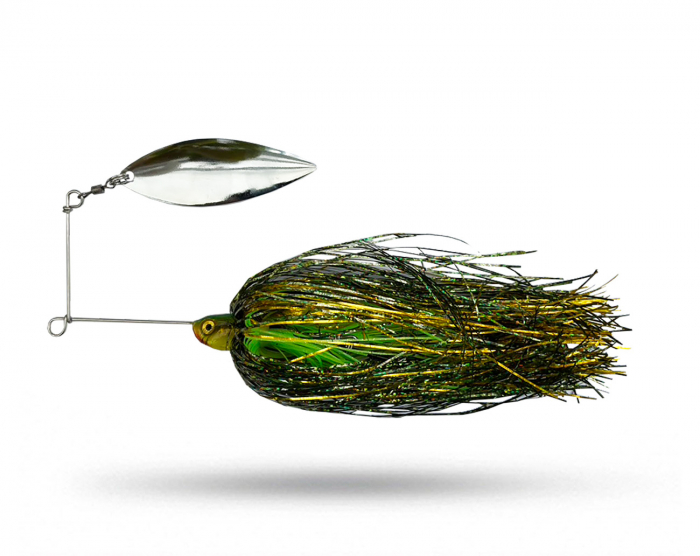 Fin Custom Willow Spinnerbaits - Froggy i gruppen Fiskedrag / Gäddspinnare & Spinnerbaits hos Örebro Fiske & Outdoor AB (Fin Willow - Froggy)